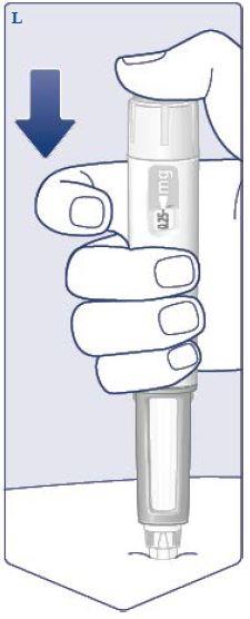 Wegovy Flextouch Orifarm A/S injektionsvæske, opløsning i fyldt pen 0,25 mg, 0,5 mg, 1 mg, 1,7 mg og 2,4  mg