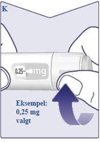 Wegovy Flextouch Novo Nordisk A/S injektionsvæske, opløsning i fyldt pen 0,25 mg, 0,5 mg, 1 mg, 1,7 mg og 2,4  mg