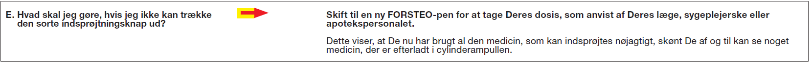 Forsteo Abacus Medicine A/S injektionsvæske, opløsning 20 mikrog/80 mikrol.
