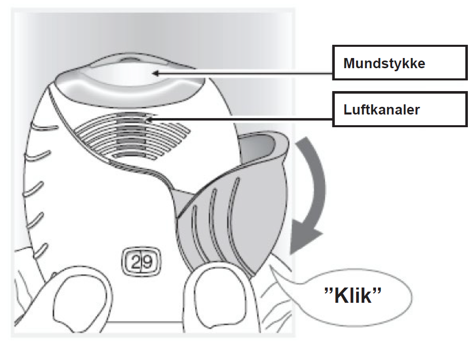 Relvar Ellipta Medartuum AB inhalationspulver, afdelt 184 mikrg + 22 mikrg