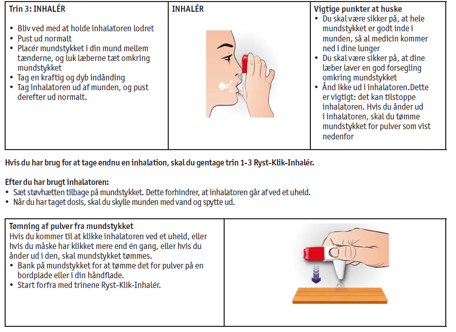 Bufomix Easyhaler 2care4 ApS inhalationspulver 4,5+160 mikrog/dosis