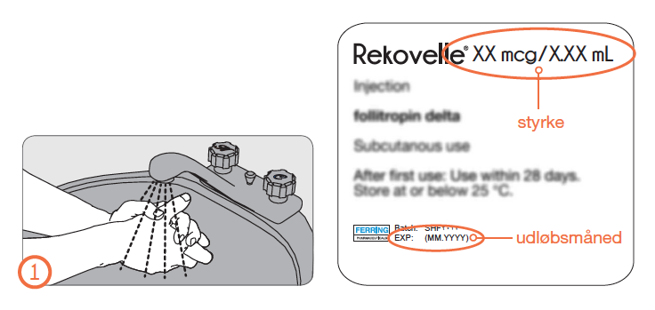 REKOVELLE Ferring Pharmaceuticals A/S injektionsvæske, opløsning i fyldt pen 72 mikrogram