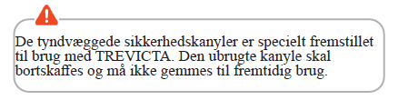 Trevicta Medartuum AB depotinjektionsvæske, suspension 525 mg