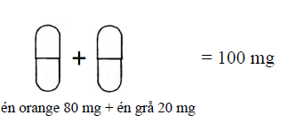 Cometriq Orifarm A/S, hårde kapsler 20 mg + 80 mg 20 mg + 80 mg kapsler, hårde