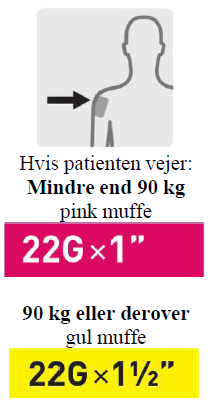 Trevicta Orifarm A/S depotinjektionsvæske, suspension 175 mg, 263 mg, 350 mg og 525 mg