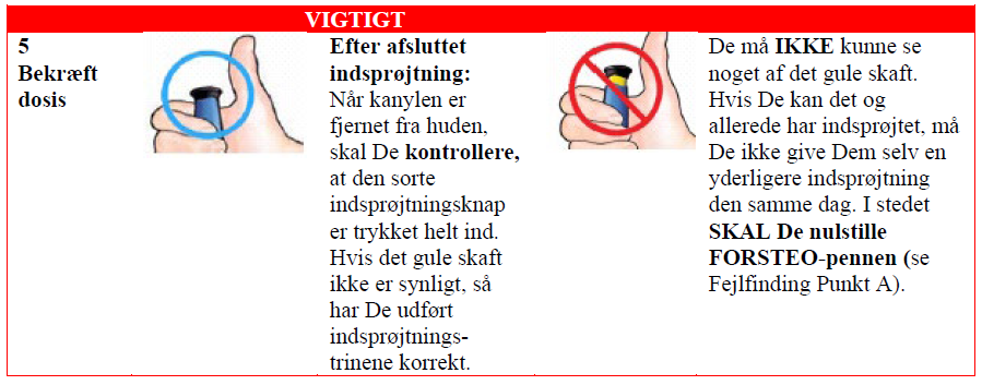 Forsteo® Orifarm A/S injektionsvæske, opl. 20 mikrog/80 mikrol.