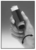 Ventoline GlaxoSmithKline Pharma A/S inhalationsspray, suspension 0,1 mg/dosis