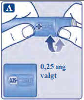 Ozempic Orifarm A/S injektionsvæske, opløsning i fyldt pen 0,25 mg
