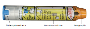 EpiPen Paranova Danmark A/S injektionsvæske, opløsning 0,3 mg/dosis