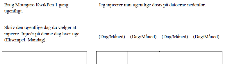Mounjaro KwikPen injektionsvæske, opløsning i fyldt pen 2,5 mg/dosis og 5 mg/dosis Eli Lilly Nederland B.V.