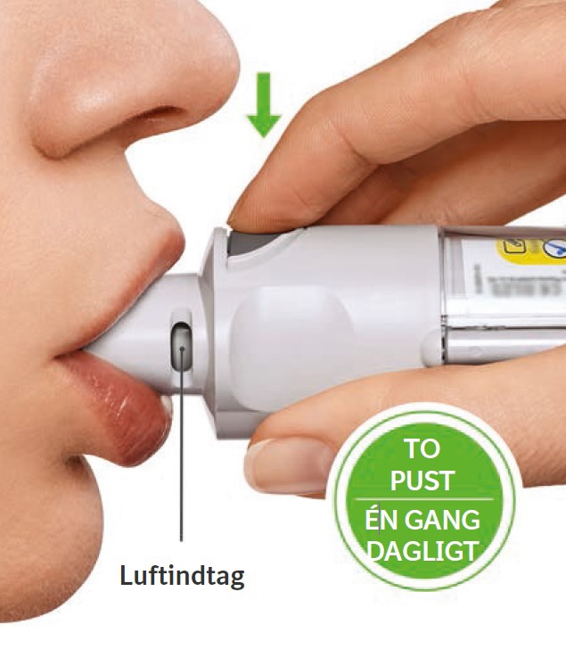 Spiolto Respimat 2care4 ApS inhalationsvæske, opløsning 2,5+2,5 mikrogram