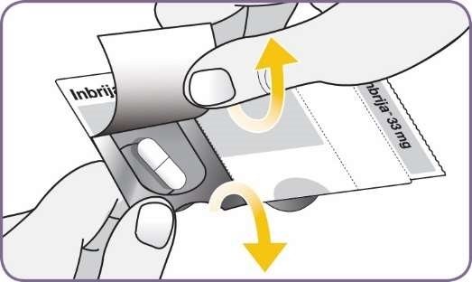 Inbrija® inhalationspulver, hård kapsel 33 mg Acorda Therapeutics Ireland Limited