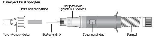 Caverject Dual Dual Pfizer ApS, pulver og solvens til injektionsvæske, opl. 10 mikrogram og 20 mikrogram