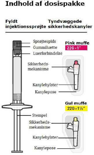 Trevicta Medartuum AB depotinjektionsvæske, suspension 525 mg