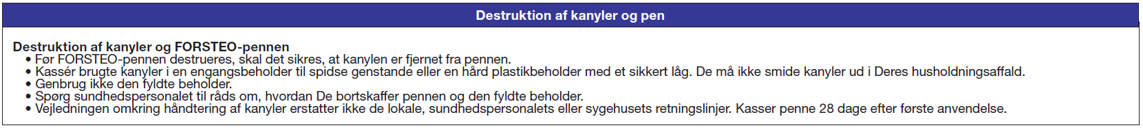 Forsteo Abacus Medicine A/S injektionsvæske, opløsning 20 mikrog/80 mikrol.