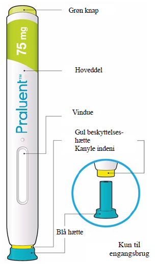 Praluent injektionsvæske, opløsning i fyldt pen 75 mg Sanofi Winthrop Industrie