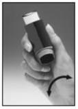 Serevent GlaxoSmithKline Pharma A/S inhalationsspray, suspension 25 mikrogram/dosis
