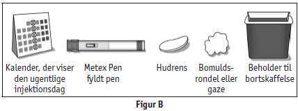Metex Pen injektionsvæske, opløsning i fyldt pen 10 mg, 15 mg, 17,5 mg, 20 mg og 25 mg 2care4 ApS