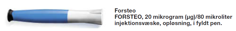 Forsteo Abacus Medicine A/S injektionsvæske, opløsning 20 mikrog/80 mikrol.